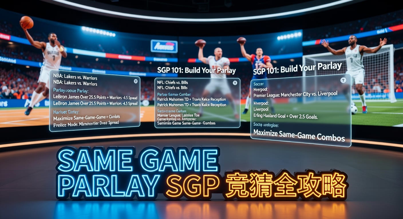Same Game Parlay (SGP) 深度解析：体育投注新玩法技巧