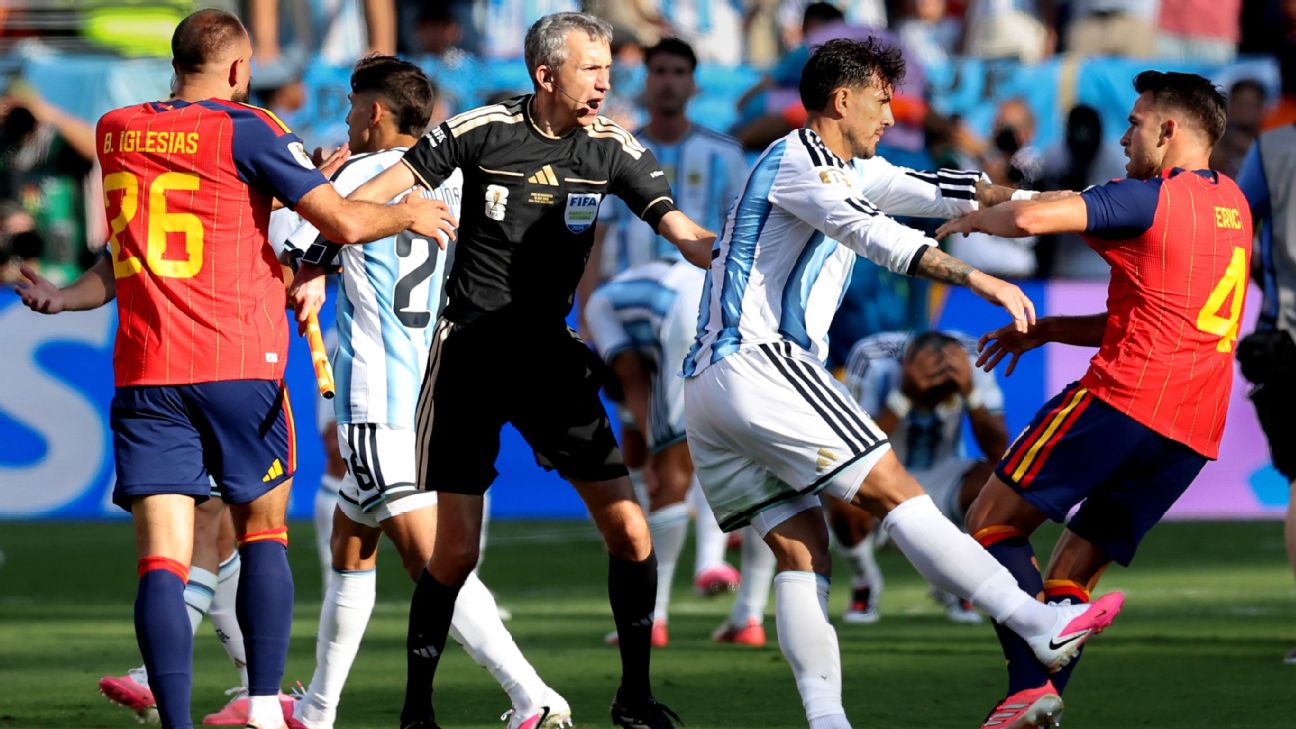 FIFA调查西班牙阿根廷世界杯决赛后的冲突事件